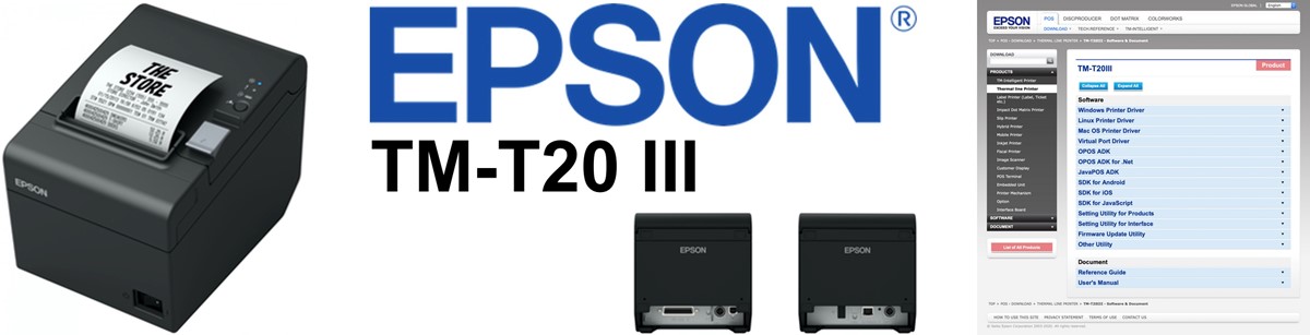 Epson TM-T20 III software