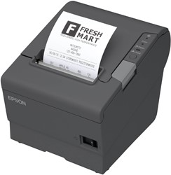 Epson TM-T88 VII kassabonprinter zwart incl. PS-180 (USB-RS232-ETH)
