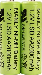 NiMH AA batterijen voor Socket Mobile SocketScan S700, S730, S740
