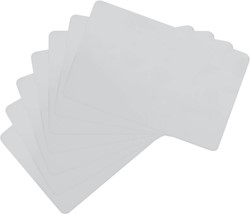 Zebra PVC passen 30 mil wit (500-pack)