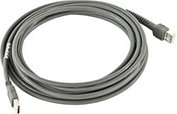 USB-kabel recht 4,60m voor Zebra barcodescanners