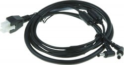 Gelijkstroomkabel 2-weg voor Zebra meervoudige acculaders