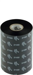Zebra 2100 Wax lint 106 mm x 450 meter