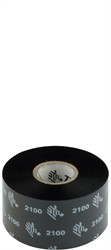 Zebra 2100 Wax lint 40 mm x 450 meter