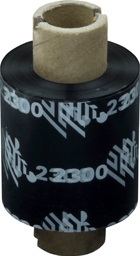 Zebra 2300 Wax lint 33 mm x 74 meter