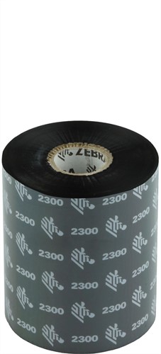 Zebra 2300 Wax lint 89 mm x 450 meter