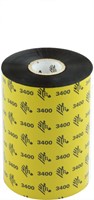 Zebra 3400 Wax/Resin lint 110 mm x 450 meter