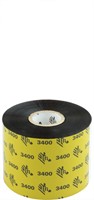 Zebra 3400 Wax/Resin lint 60 mm x 450 meter