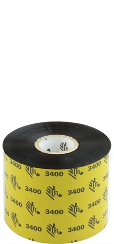 Zebra 3400 Wax/Resin lint 60 mm x 450 meter