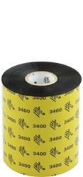 Zebra 3400 Wax/Resin lint 89 mm x 450 meter