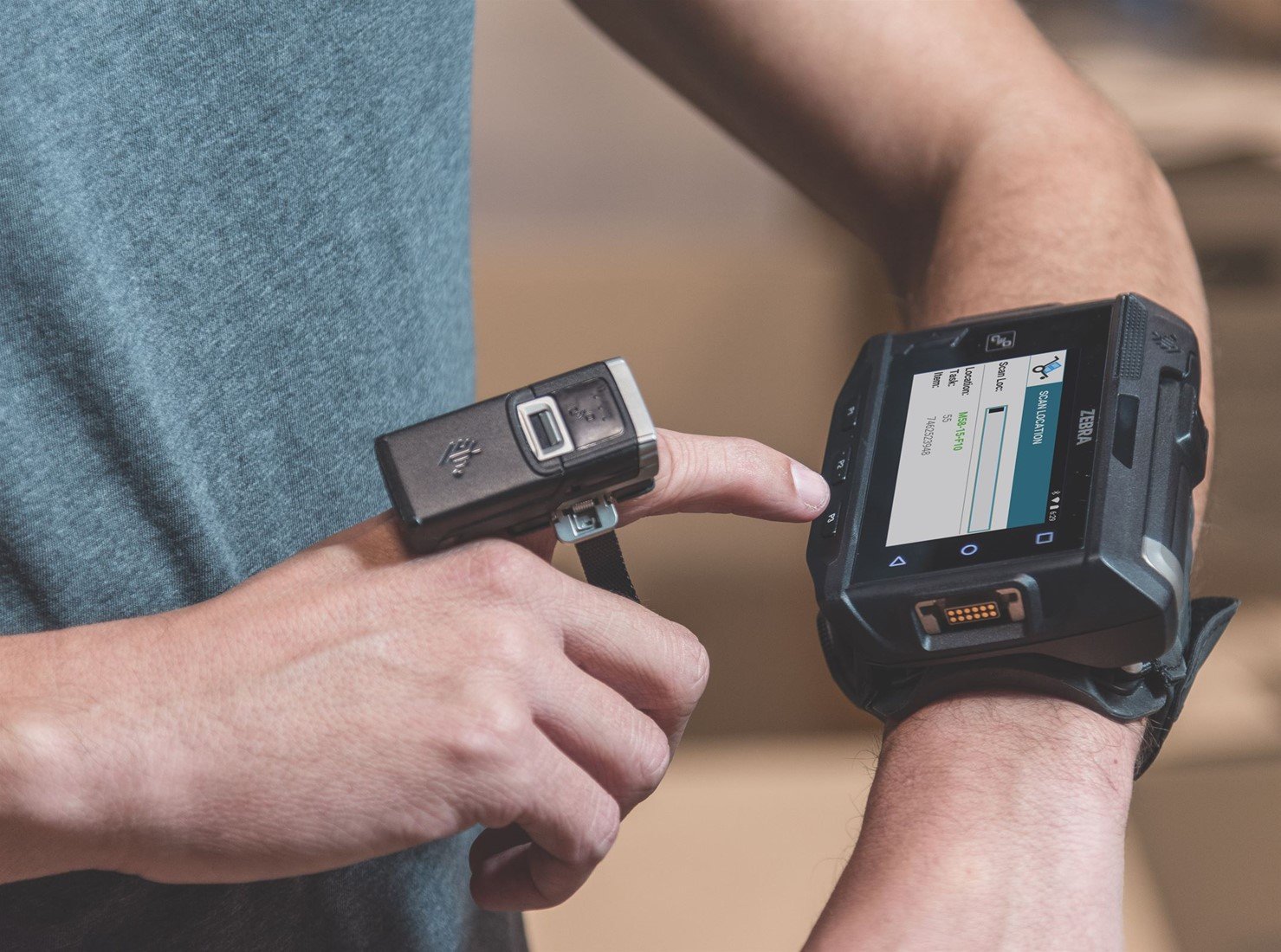 Zebra RS5100 2D SR BT Ringscanner Single Trigger (SE4710) POSdata.nl