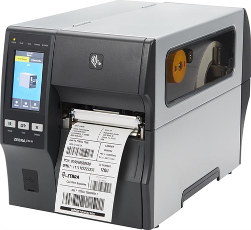 Zebra ZT411 203dpi printer dispenser-full rewind (USB-SER-ETH-BT)